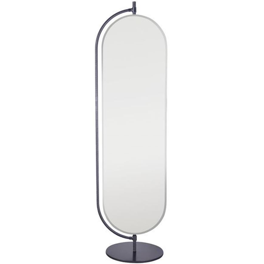 Picture of ODETTE floor mirror nickel - 196x52cm