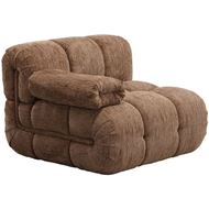 Picture of SEABIRD left arm modular chair brown