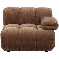 Picture of SEABIRD right arm modular chair brown