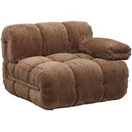 Picture of SEABIRD right arm modular chair brown