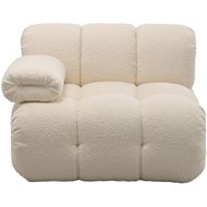Picture of SEABIRD left arm modular chair white