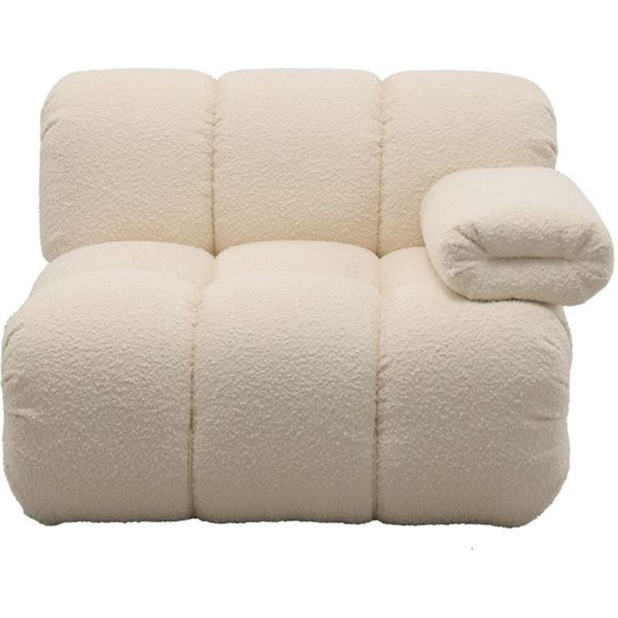 Picture of SEABIRD right arm modular chair white