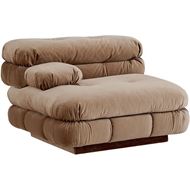 Picture of CAMELONT left arm modular chair brown