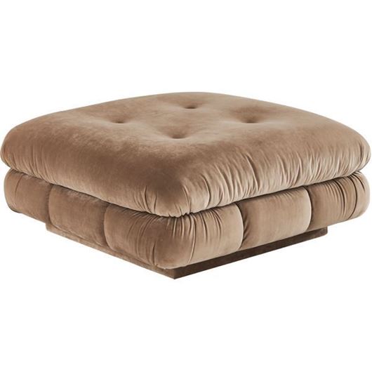Picture of CAMELONT footstool brown - large