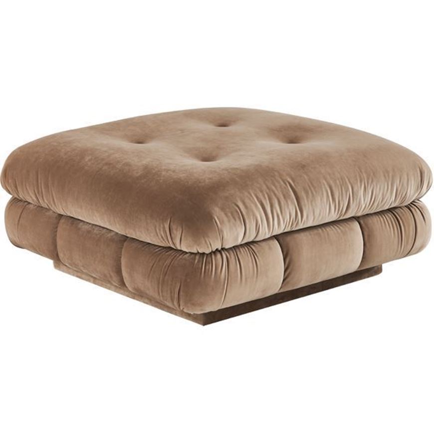 Picture of CAMELONT footstool brown - large