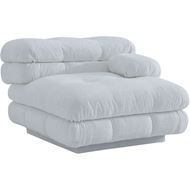 Picture of CAMELONT right arm modular chair white