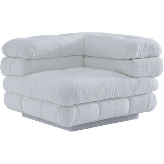 Picture of CAMELONT corner modular chair white