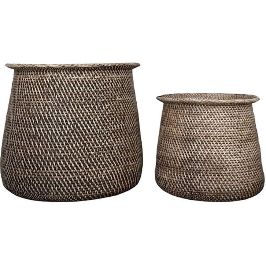Picture of HANNA basket brown set of 2