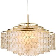 Picture of MATERA chandelier white - dia 70cm