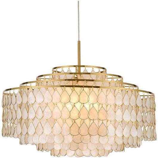 Picture of MATERA chandelier white - dia 70cm