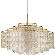 Picture of MATERA chandelier white - dia 70cm