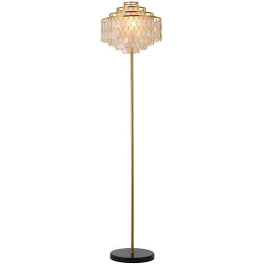 Picture of MATERA floor lamp white/black -H170cm