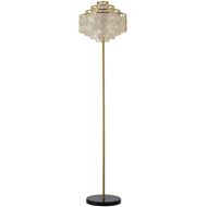 Picture of MATERA floor lamp white/black -H170cm
