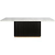 Picture of AURELIA dining table white/black - 220x100cm