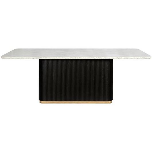 Picture of AURELIA dining table white/black - 220x100cm