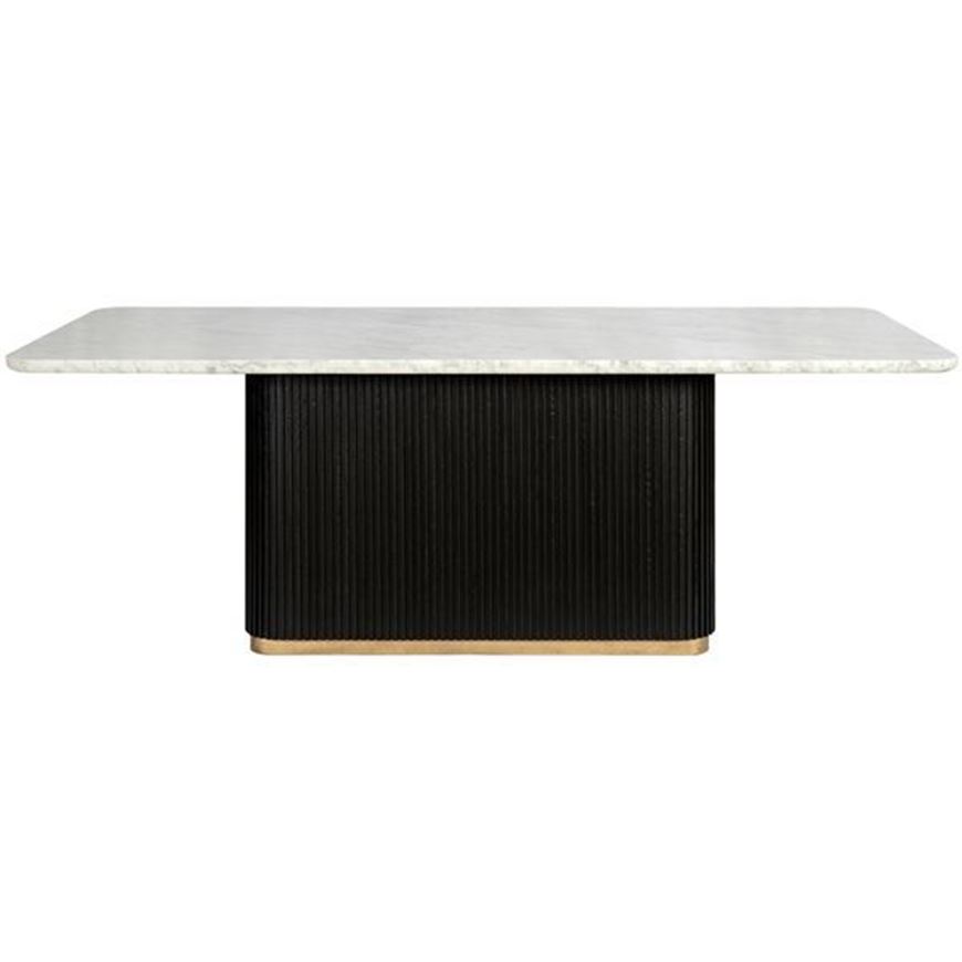 Picture of AURELIA dining table white/black - 220x100cm