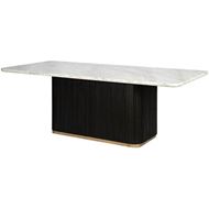 Picture of AURELIA dining table white/black - 220x100cm