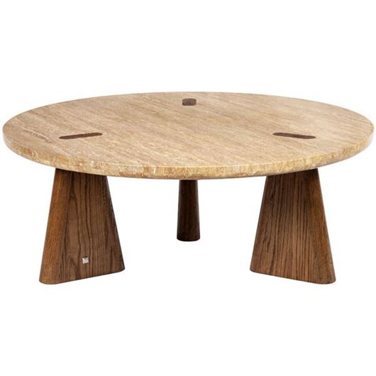 Picture of ELYSIA coffee table natural - dia 100cm