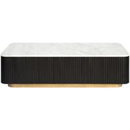 Picture of AURELIA coffee table white/black - 137x63cm