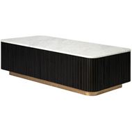 Picture of AURELIA coffee table white/black - 137x63cm