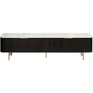 Picture of AURELIA tv unit white/black - 50x185cm