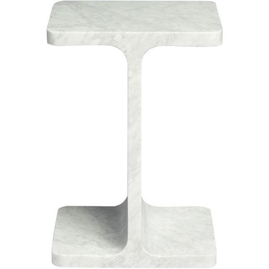 Picture of GONG side table white - 38x30cm