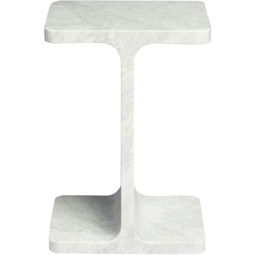 Picture of GONG side table white - 38x30cm