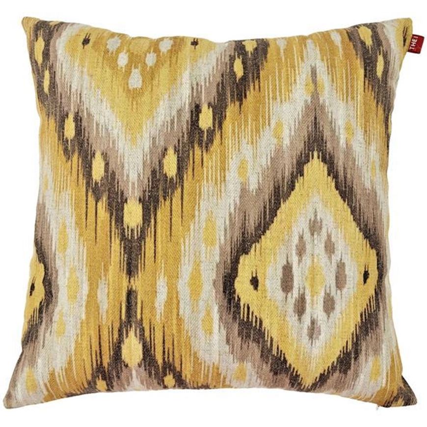 Picture of IKAT cushion cover yellow - 45x45cm