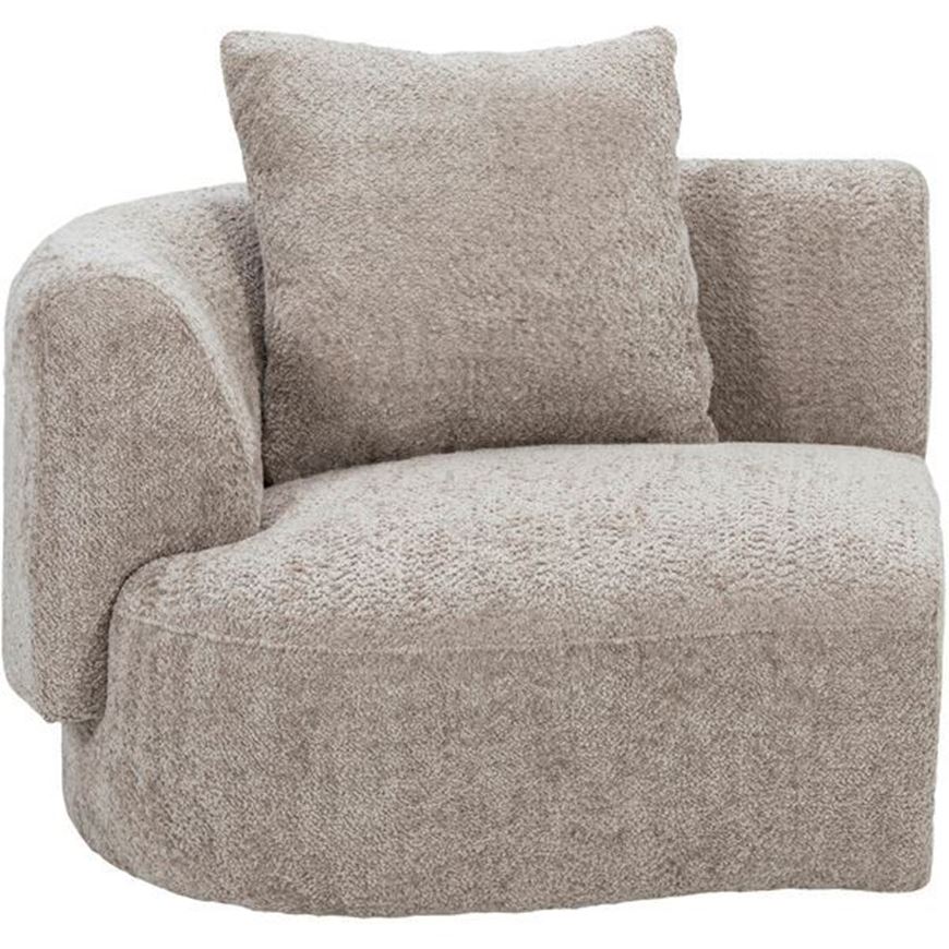 Picture of SYDNEY left arm modular chair taupe