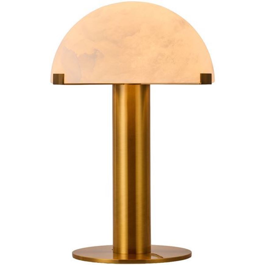 Picture of VITORIA table lamp white/gold- H48cm