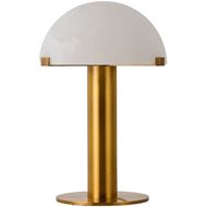 Picture of VITORIA table lamp white/gold- H48cm