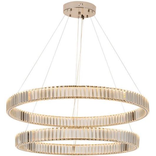 Picture of SIENA chandelier clear/chrome-dia100cm