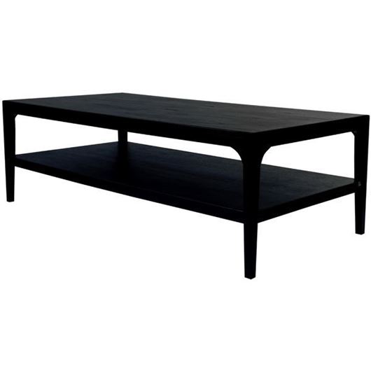Picture of NORMA coffee table black - 140x70cm