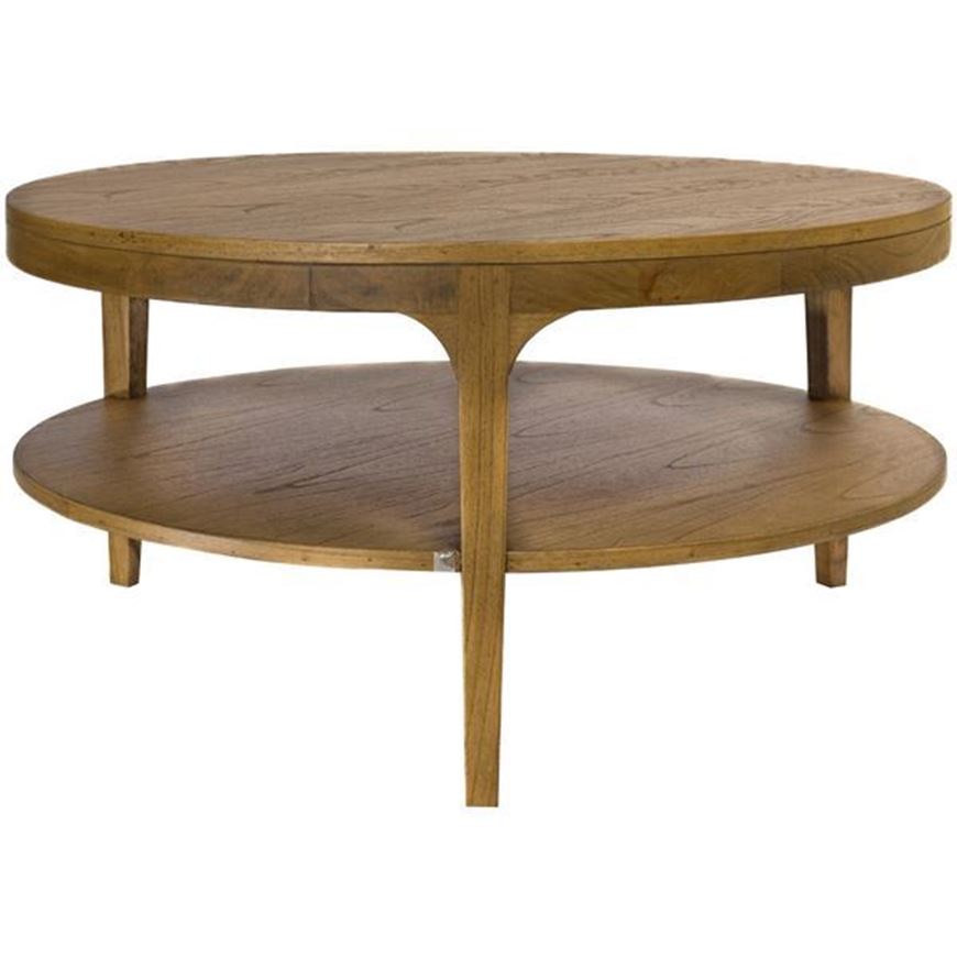 Picture of NORMA coffee table natural - dia 90cm