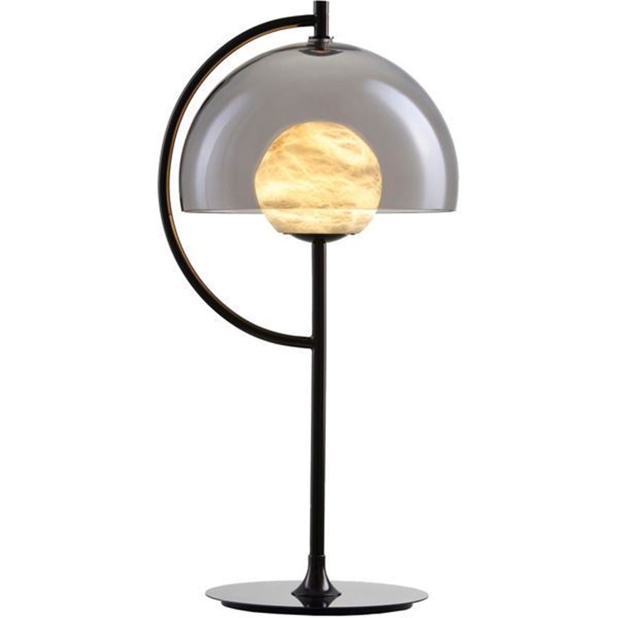 Picture of FREYA table lamp grey/black - H48cm
