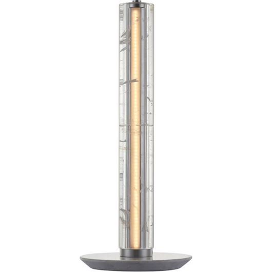 Picture of ALIZ table lamp clear/white - H53cm