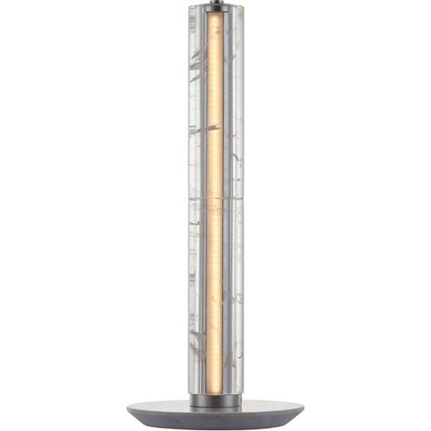 Picture of ALIZ table lamp clear/white - H53cm