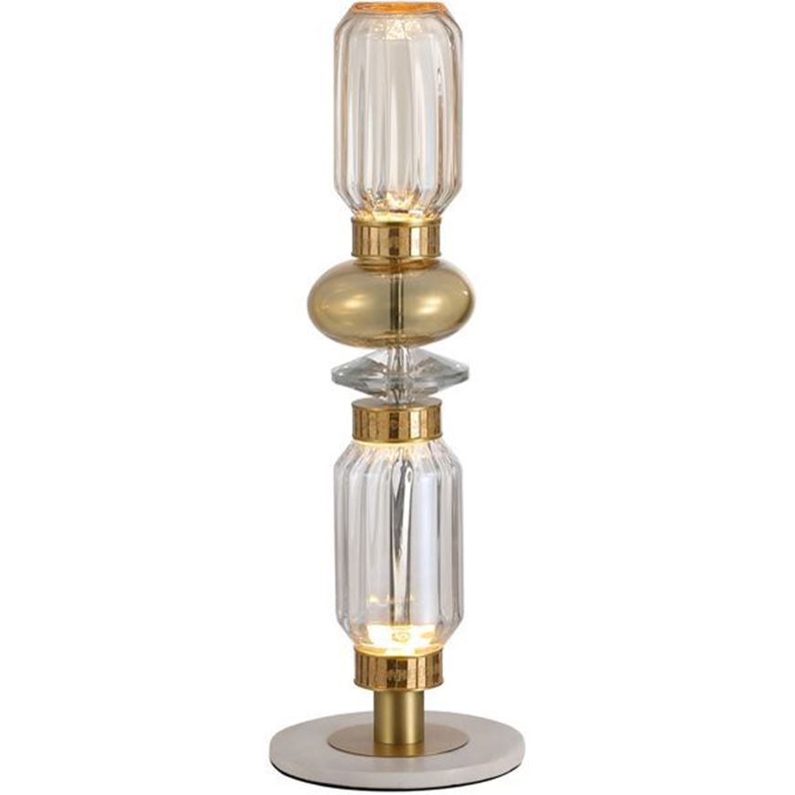 Picture of ASTEROPE I table lamp clear/gold - H53cm