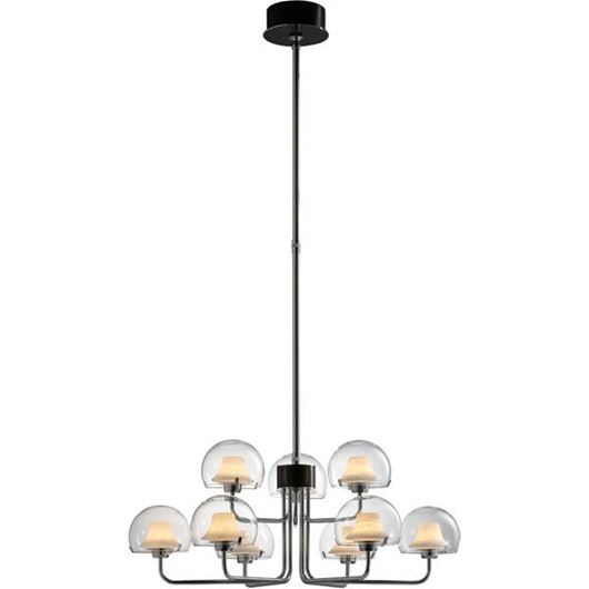 Picture of DESTINY chandelier clear/chrome - dia 85cm