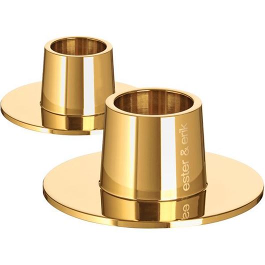 Picture of ESTER candle holder gold