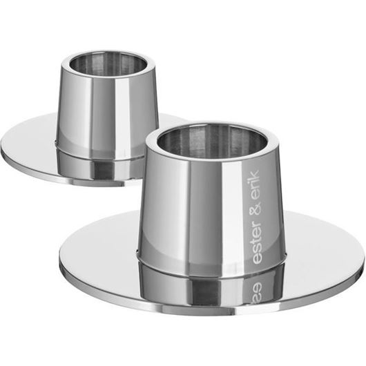 Picture of ESTER candle holder silver