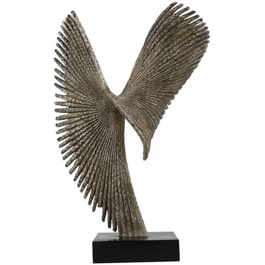 Picture of GLIDE decoration brown/black - H64cm