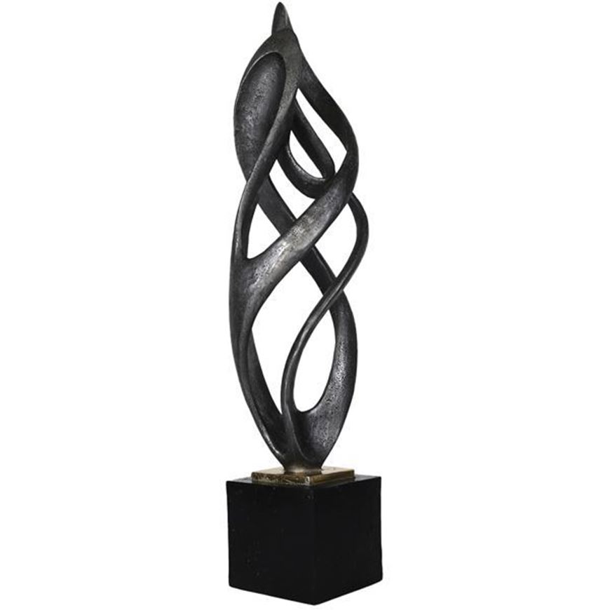 Picture of VORTEX decoration grey/black - H62cm