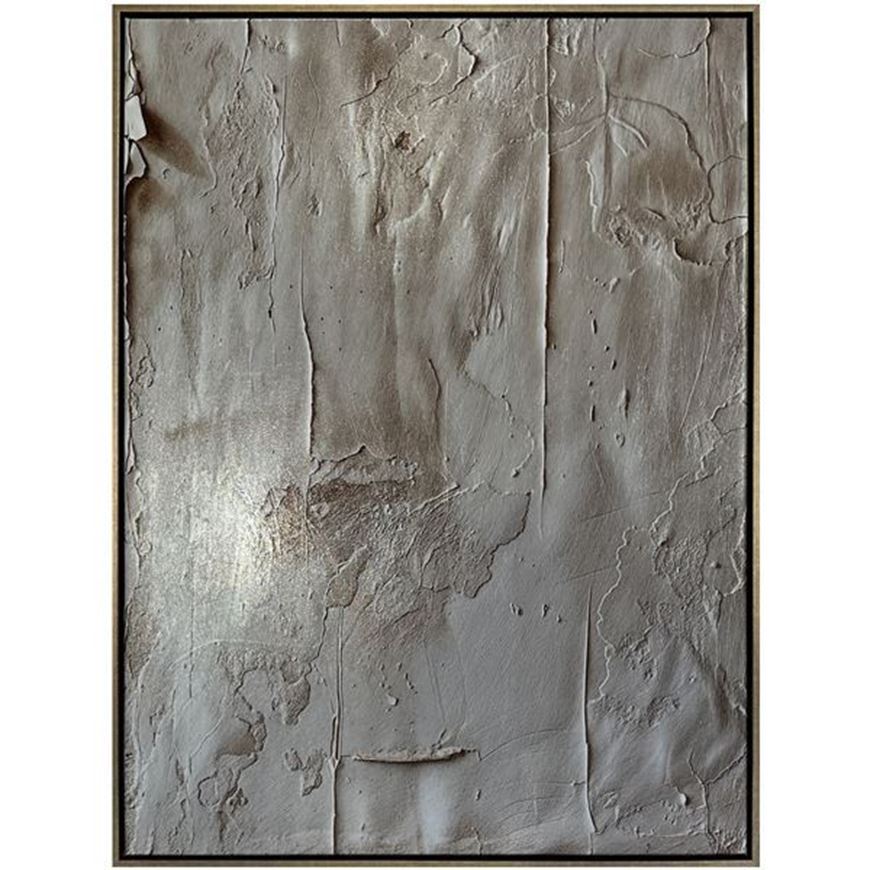 Picture of BALANCE II framed canvas silver - 63x83cm