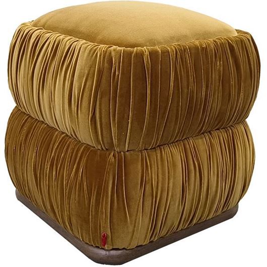 Picture of WHIMSY stool mustard - 45x45cm