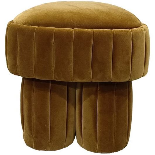 Picture of EMBER stool mustard - 45x44cm