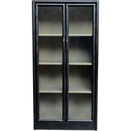 Picture of LING display cabinet black - 129x64cm