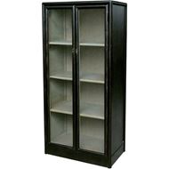 Picture of LING display cabinet black - 129x64cm