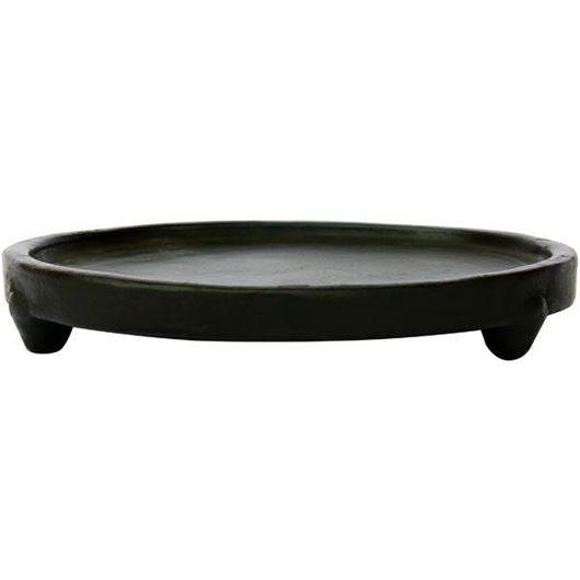 Picture of DANA plate decoration black - dia 24cm