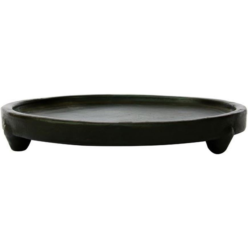 Picture of DANA plate decoration black - dia 24cm